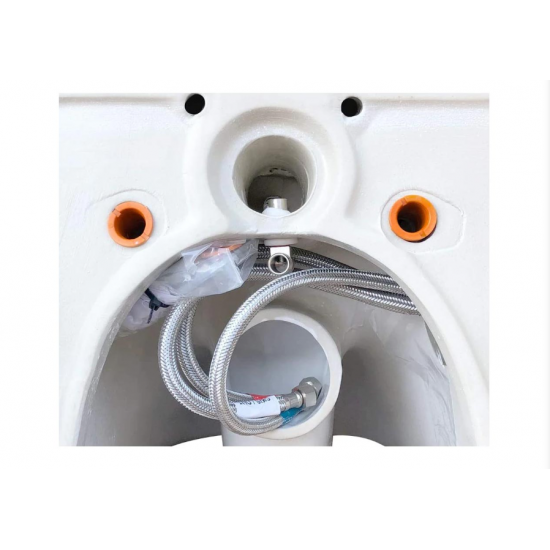 Λεκάνη Κρεμαστή Cerastyle City Rimless Bidet 019100-d με Κάλυμμα Soft Close Λευκή